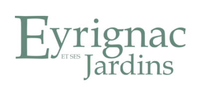 Simple green text logo for Eyrignac et ses Jardins.