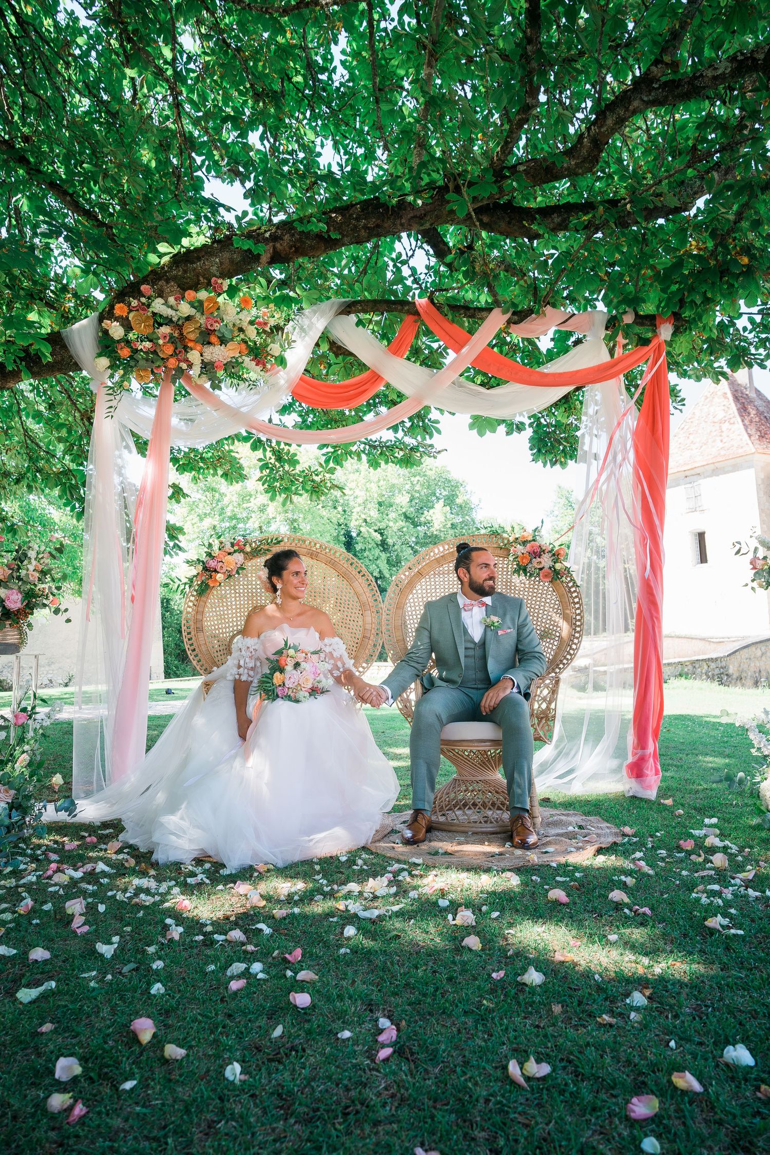 Un Mariage à la décoration « DIY » élégant et coloré