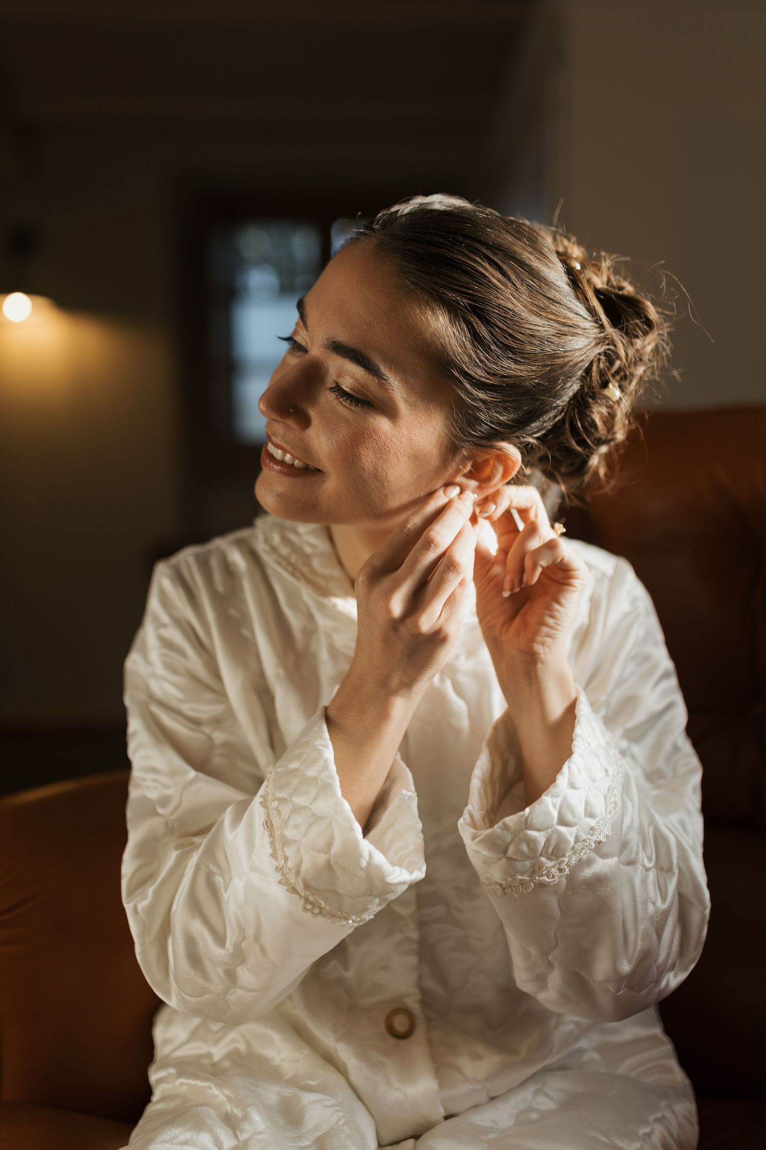 wedding luxury Tuscany wedding Spadaforte venue elopement destination getting ready bride dress