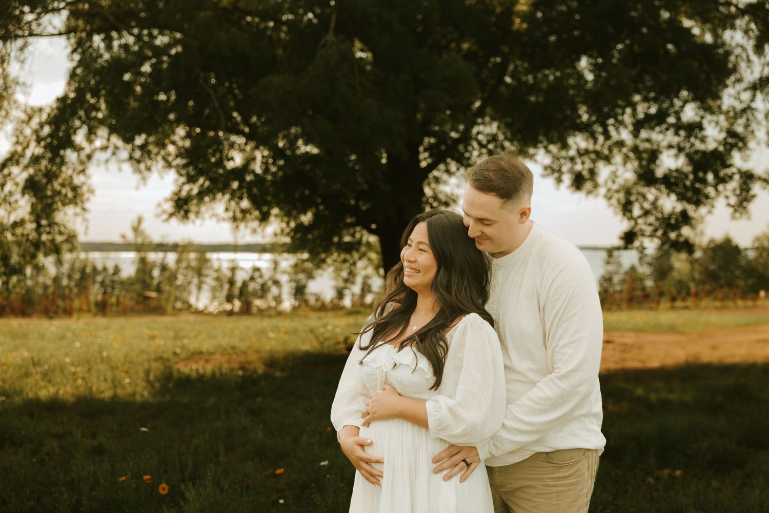 Lifestyle maternity photography in Evans, Georgia celebrating the beauty of pregnancy