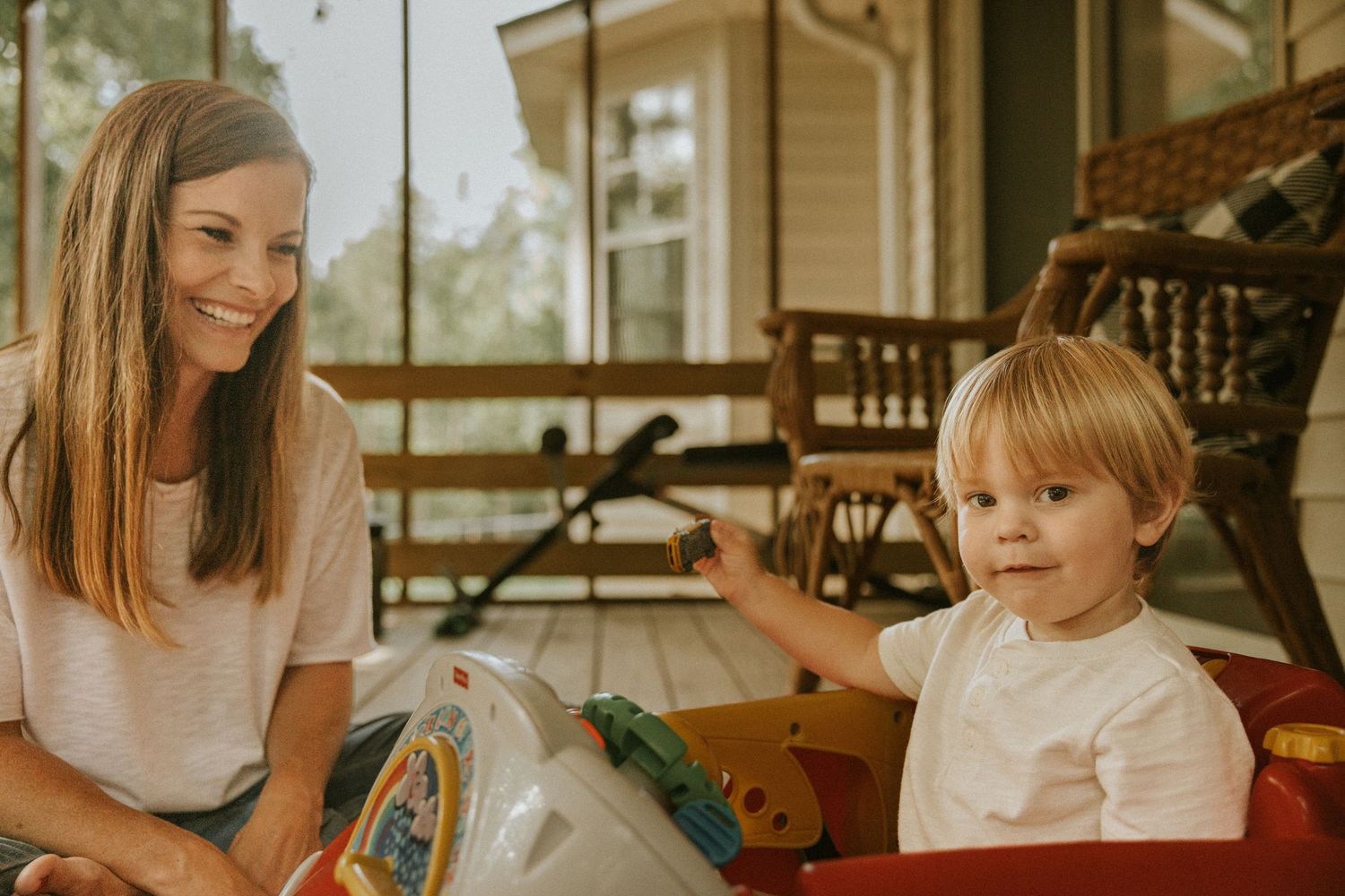 lifestyle family photography focused on motherhood and everyday connection in Augusta