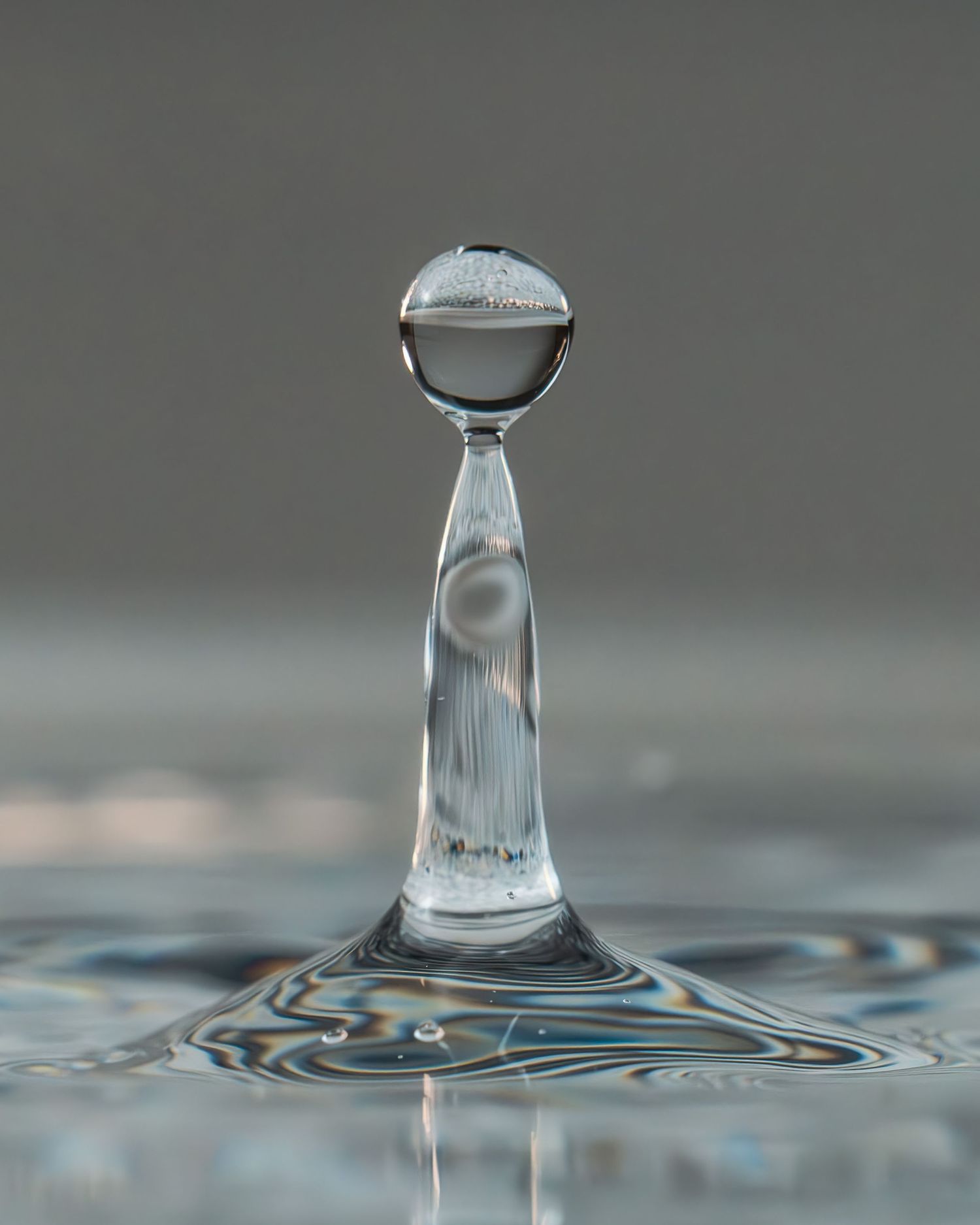 Drop Motion series: Water drop, laser, and fog art photography
