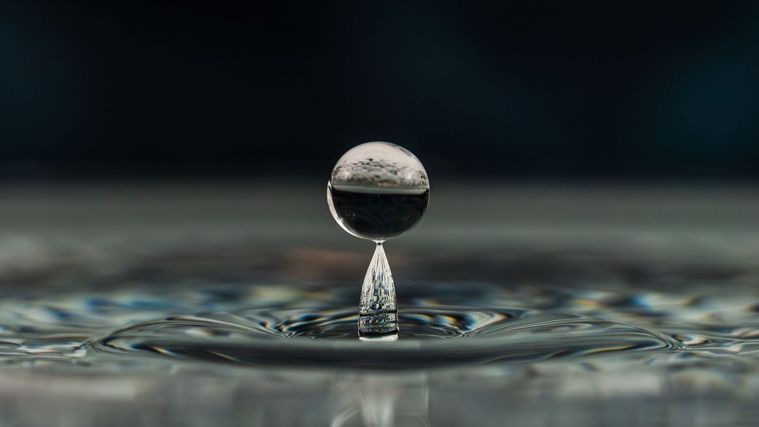 Drop Motion series: Water drop, laser, and fog art photography