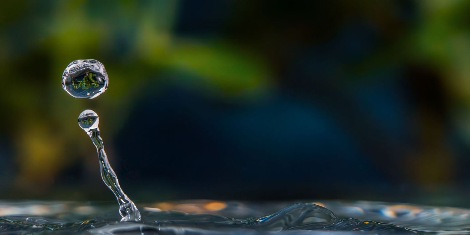 Drop Motion series: Water drop, laser, and fog art photography