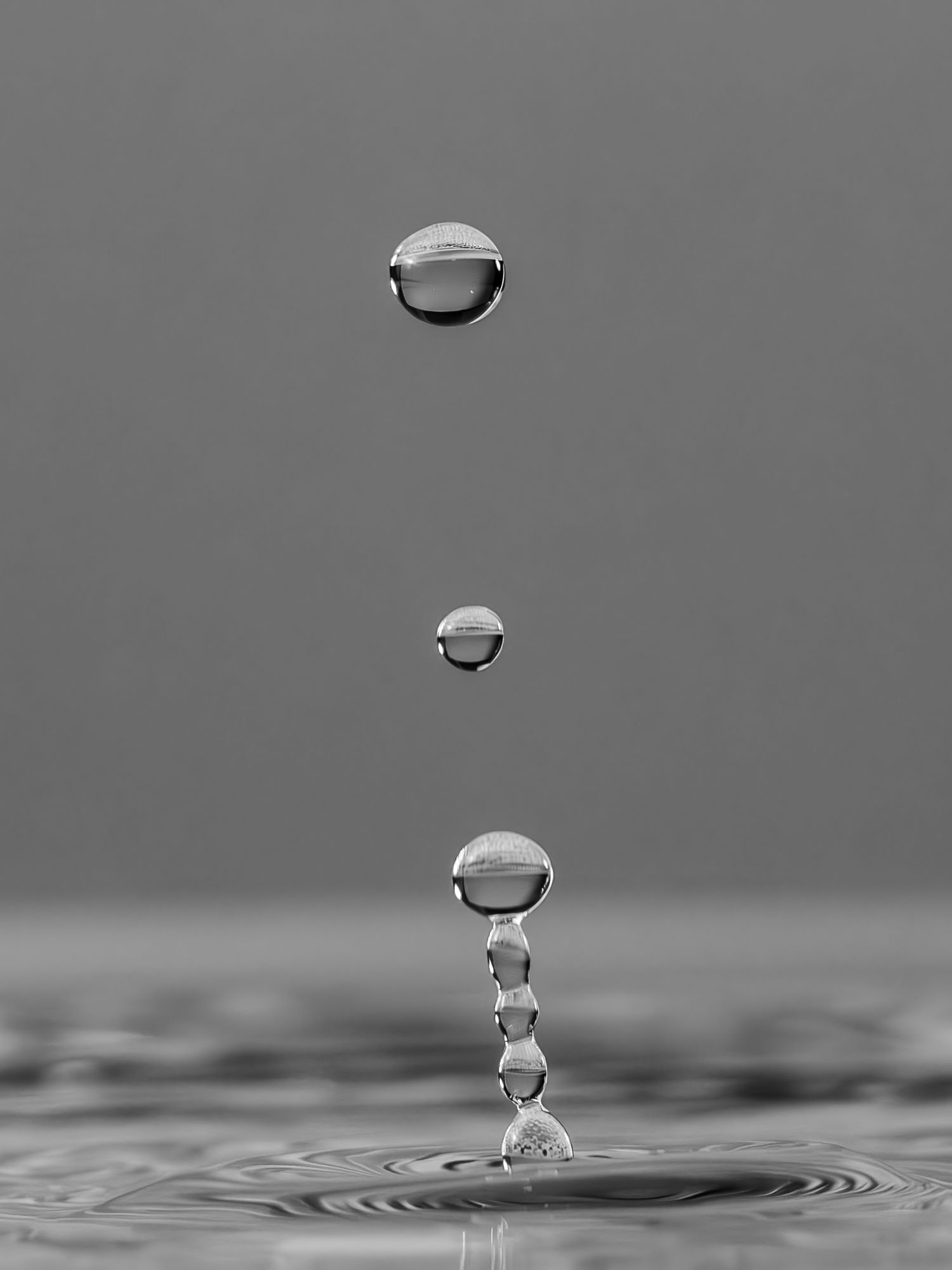 Drop Motion series: Water drop, laser, and fog art photography