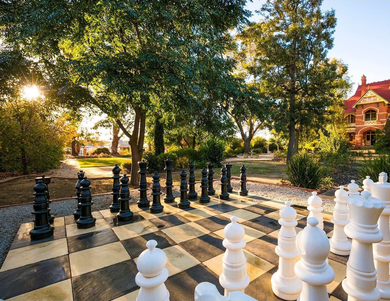 Cocktail Hour Wedding Reception Guest Entertainment Portable Mega Lawn Chess Classic Modern Luxury Whimsical Garden Theme