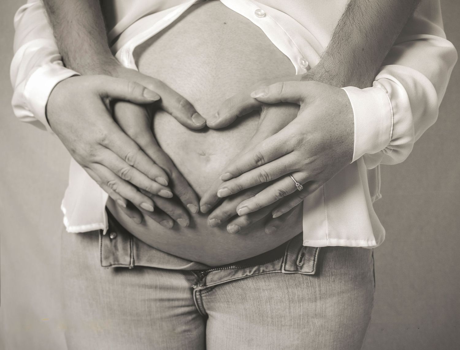 in studio newborn photography