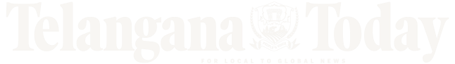 Telangana Today newspaper logo in elegant serif typography on a light background.