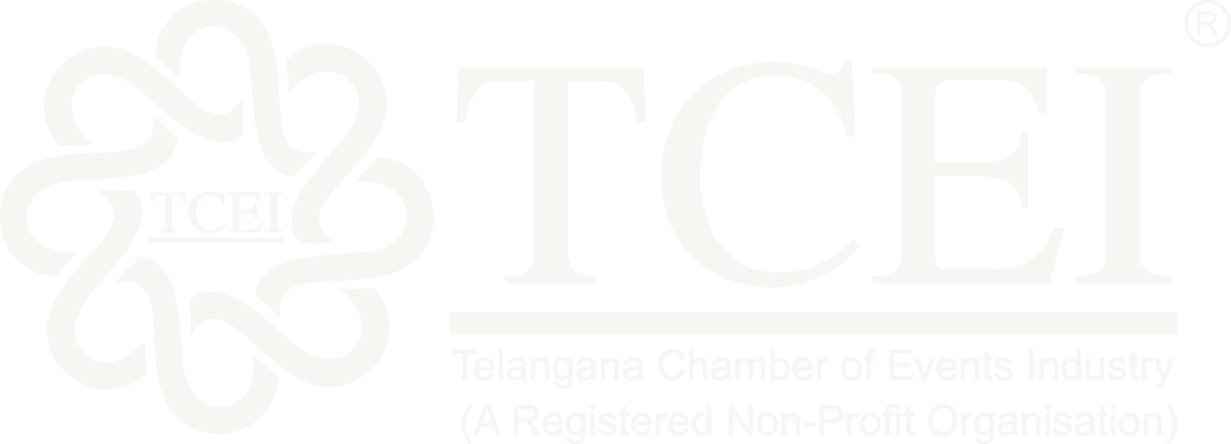 TCEI logo in white featuring an elegant floral emblem and the tagline Global Concierge and Travel.