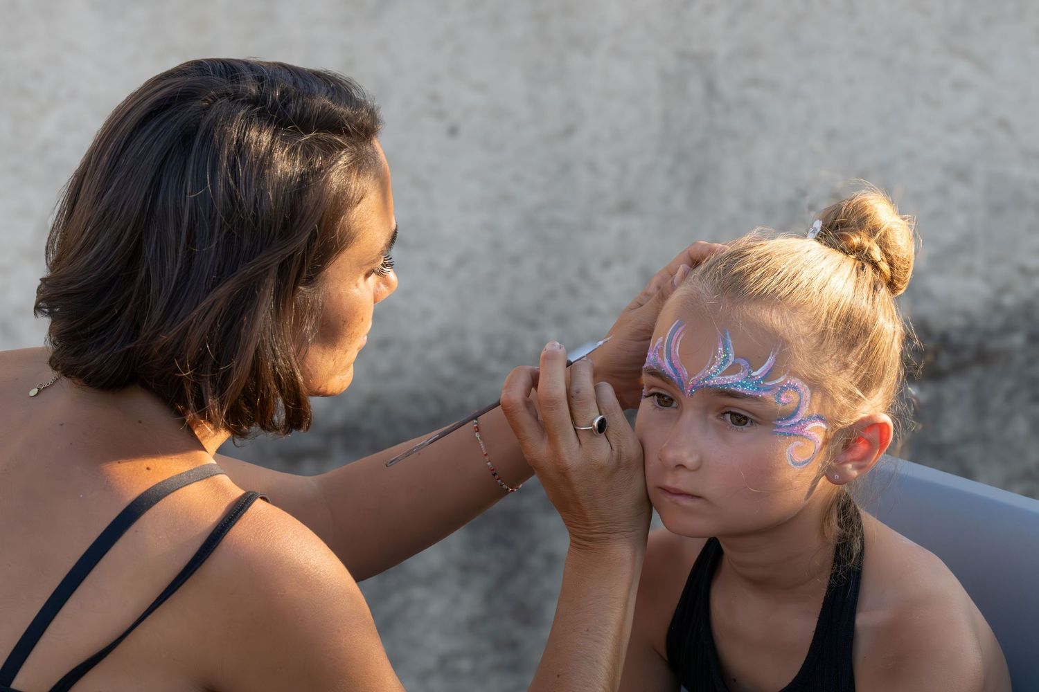 Maquillage pour les enfants à un anniversaire