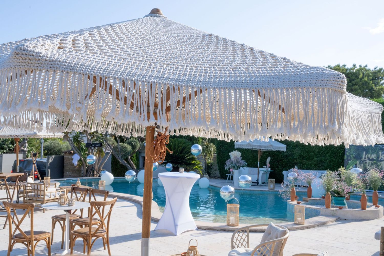 Décoration pour anniversaire de mariage à la Ciotat