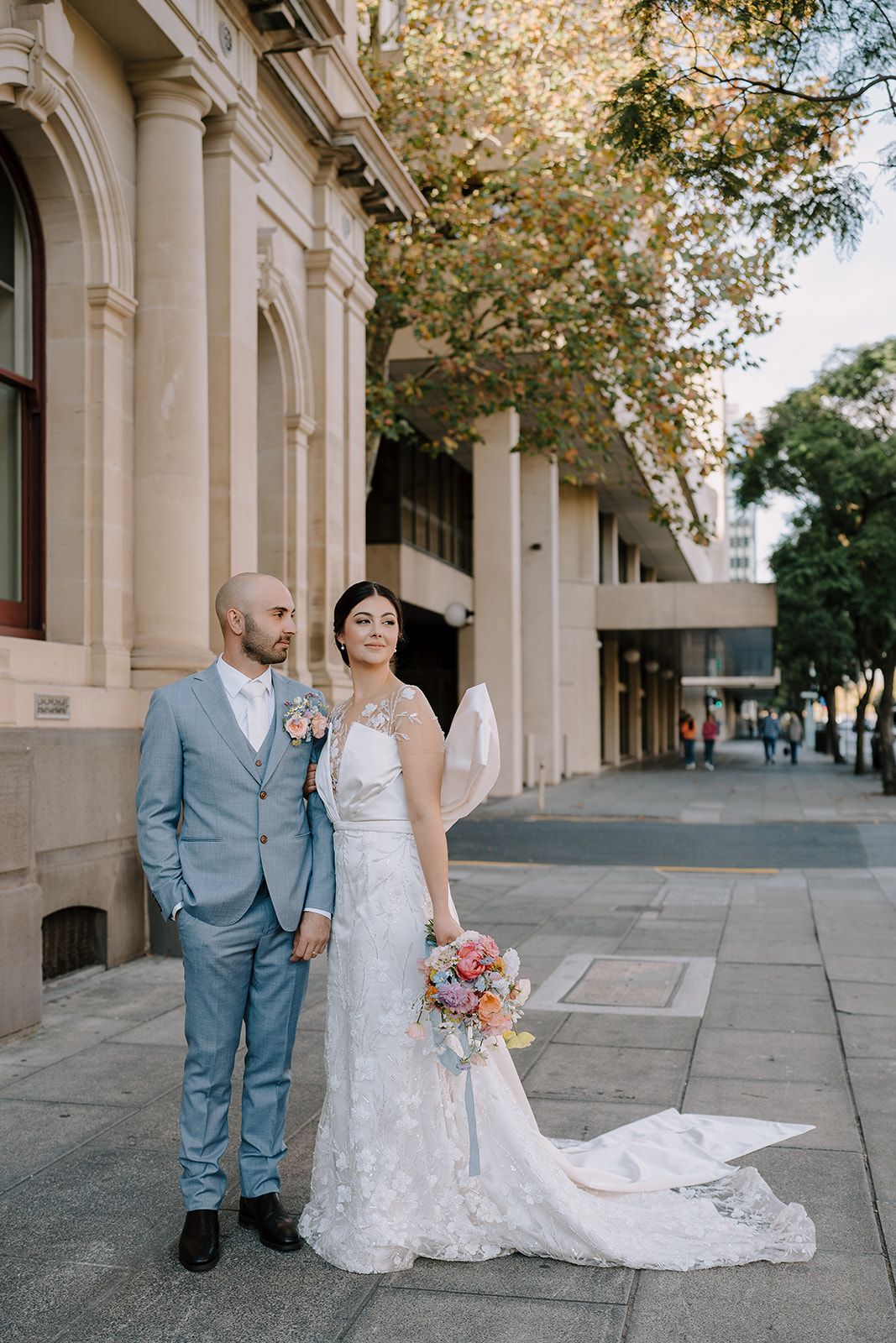 Paula and Sam at their Sunnybrae Estate wedding, relaxed and natural Adelaide wedding photographer Davish Photography
