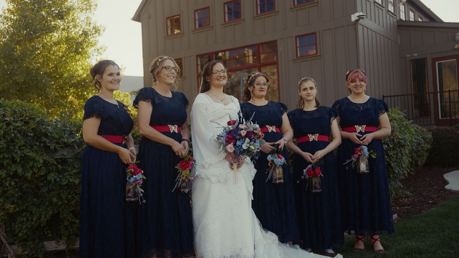 Cinematic wedding film capturing a bride and groom in Utah County