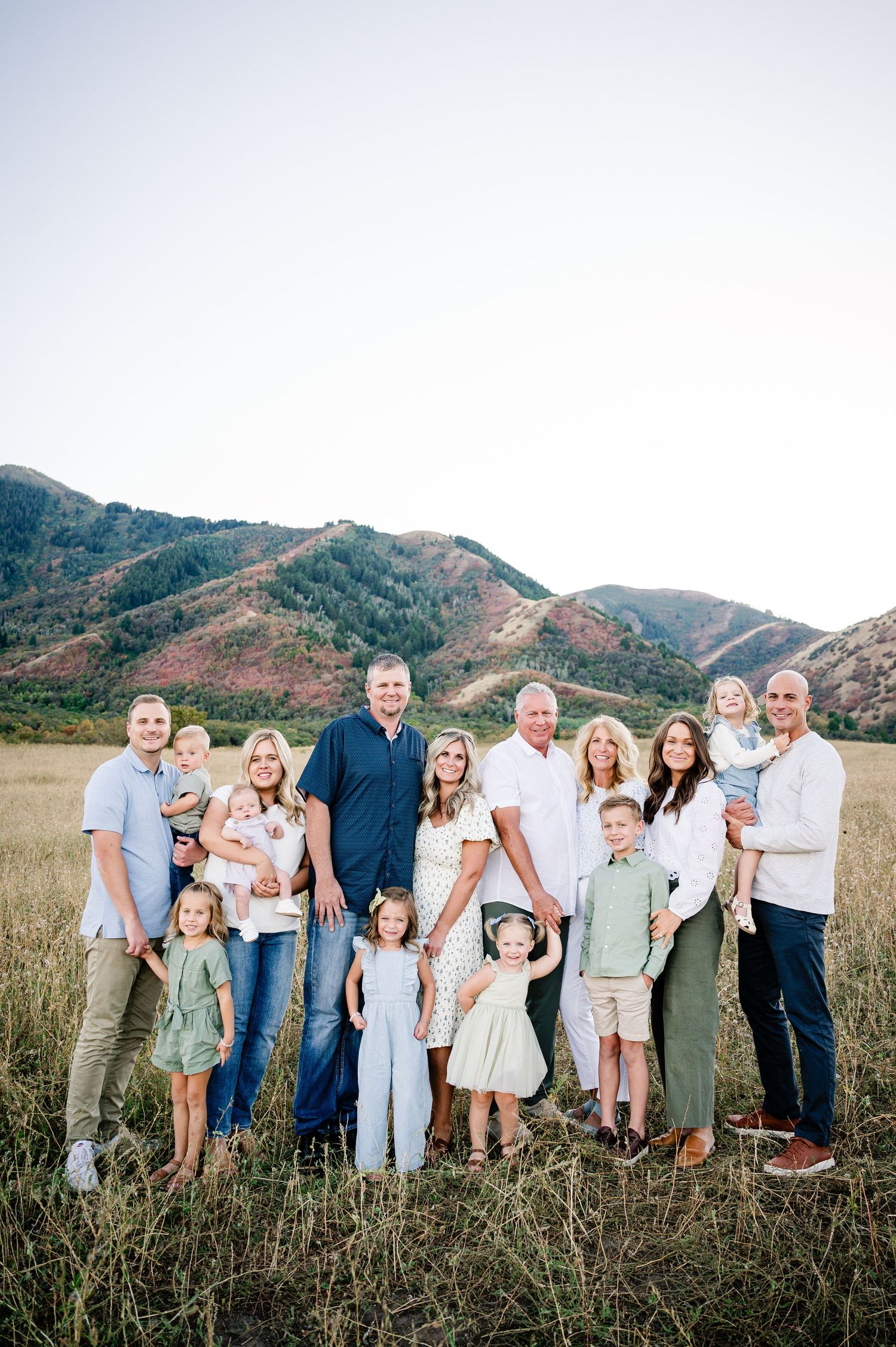extended family photos utah