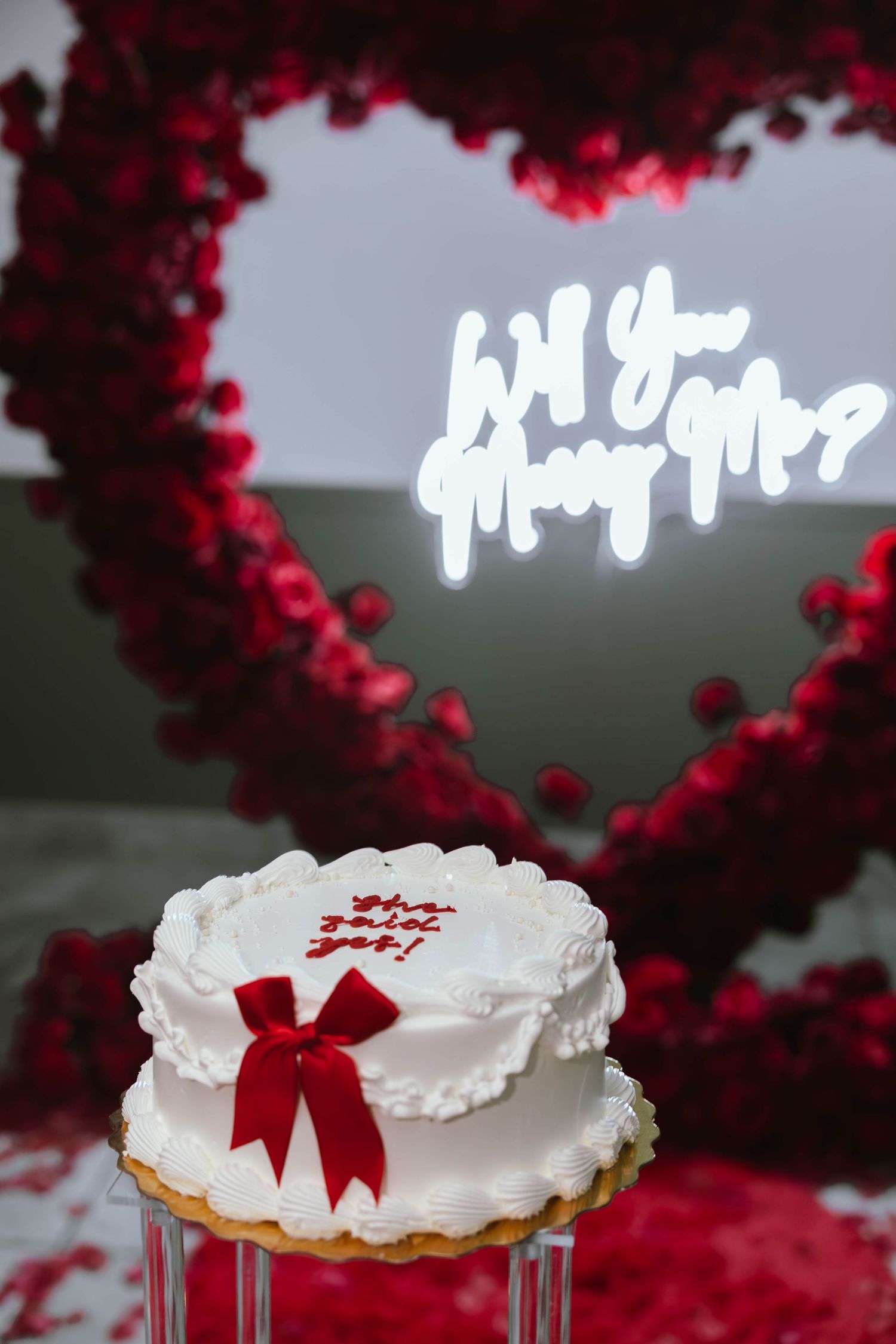 proposal cake decorations