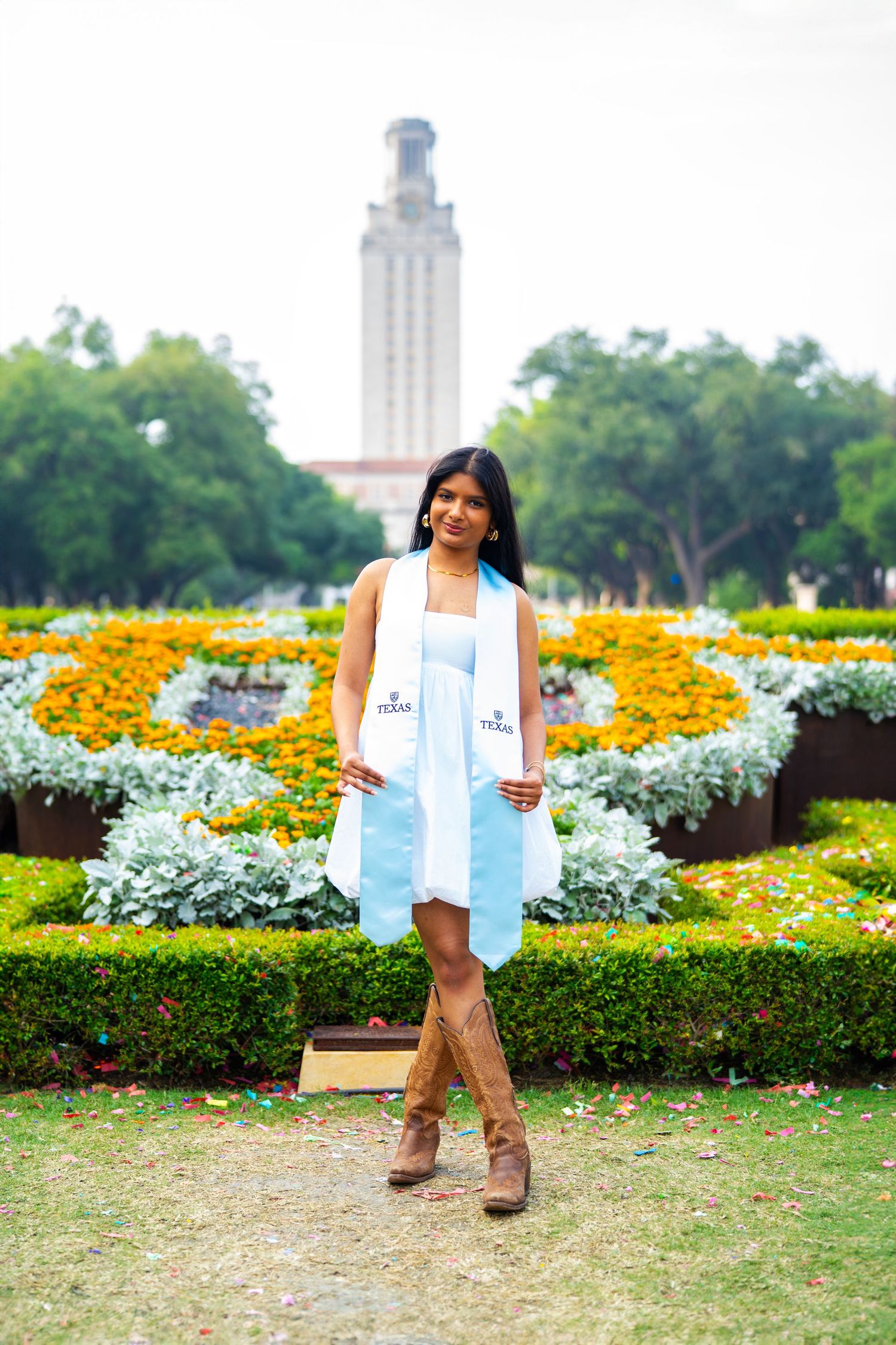 Ut Austin tower Flower photos