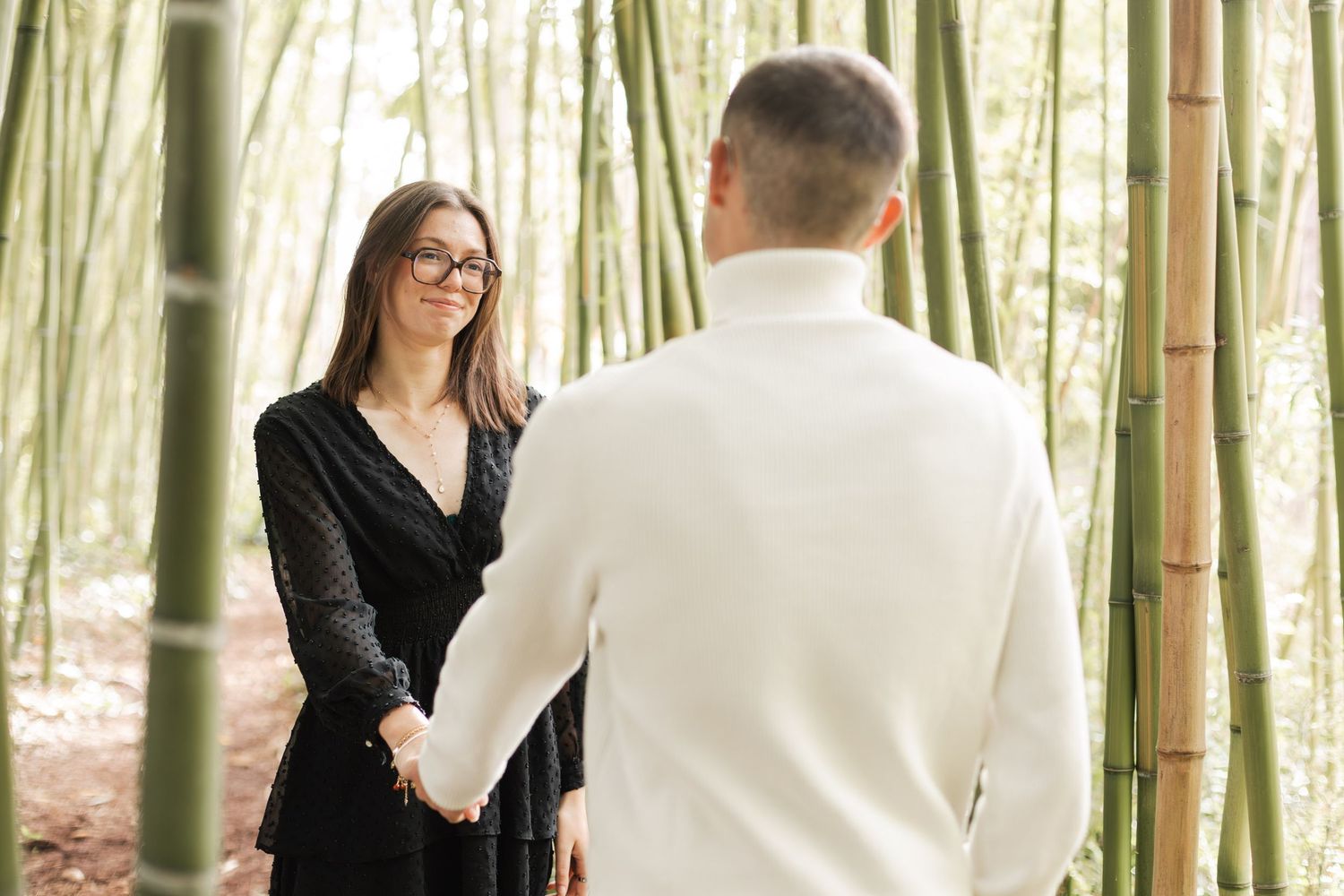photo couple forêt