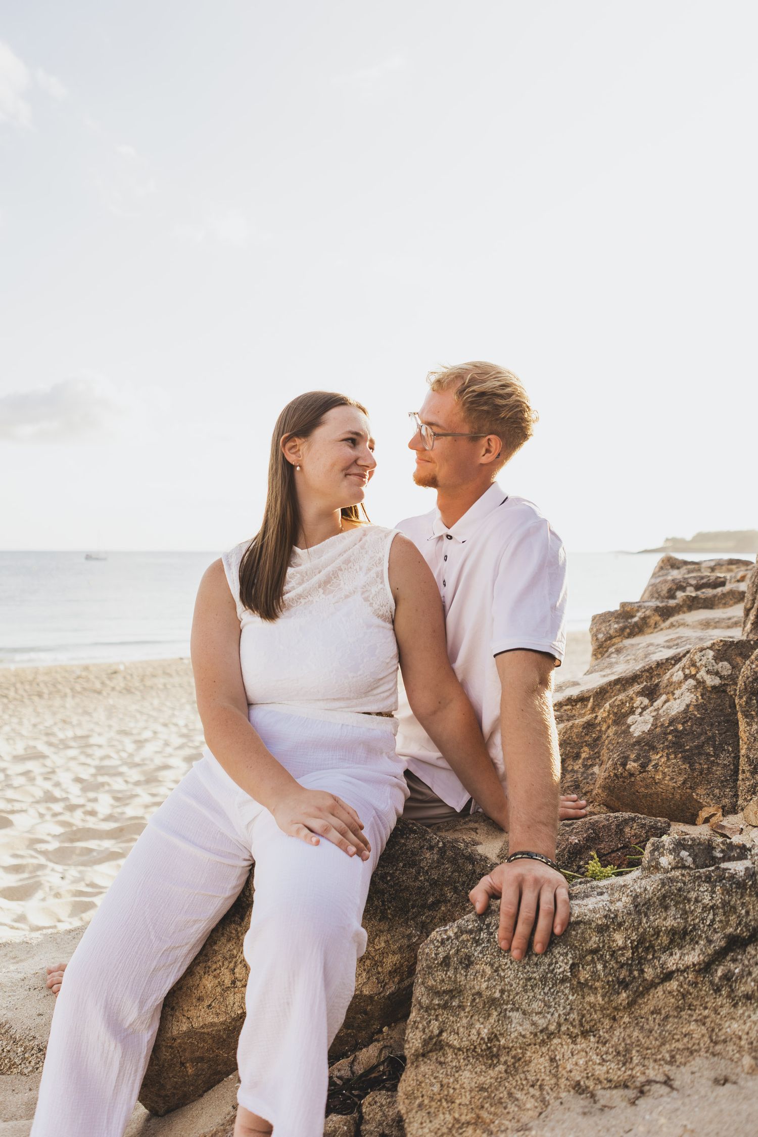 Photo couple plage Arzon 2026