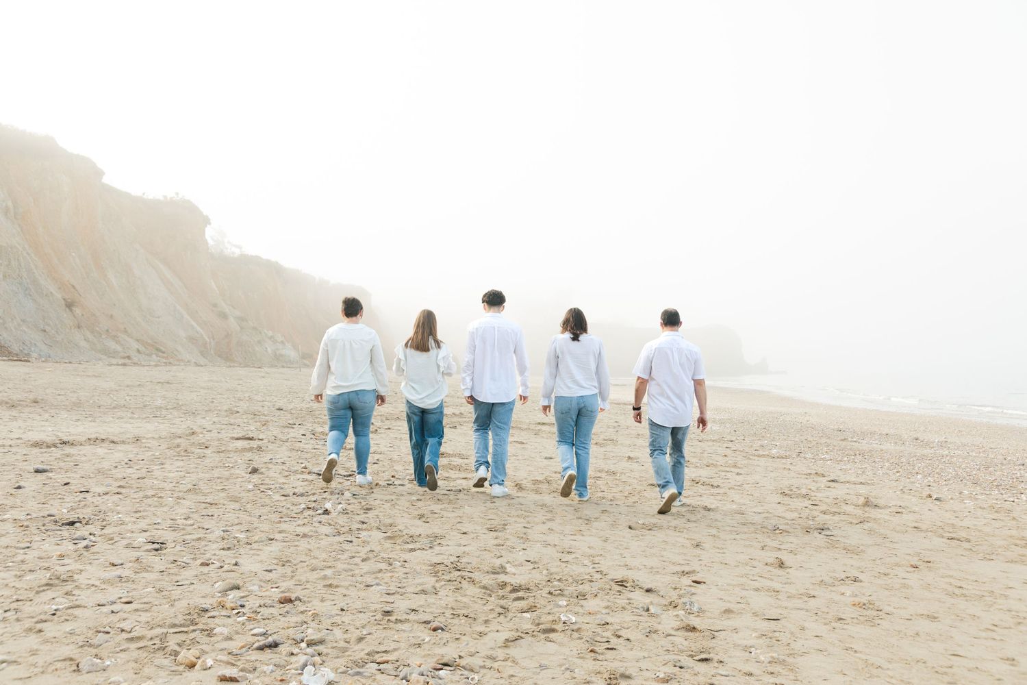 photo famille plage mer