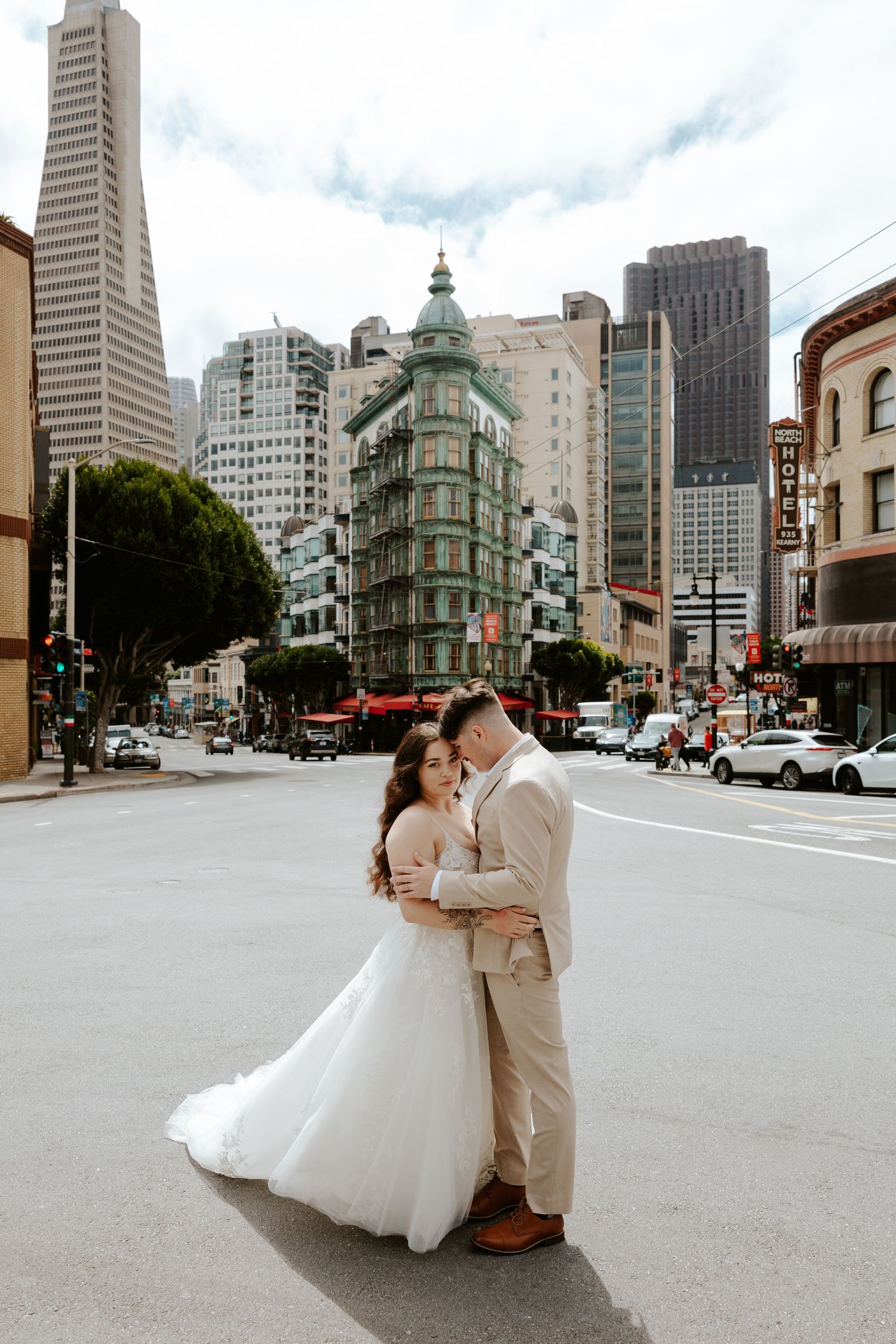 authentic north beach, san francisco elopement photos