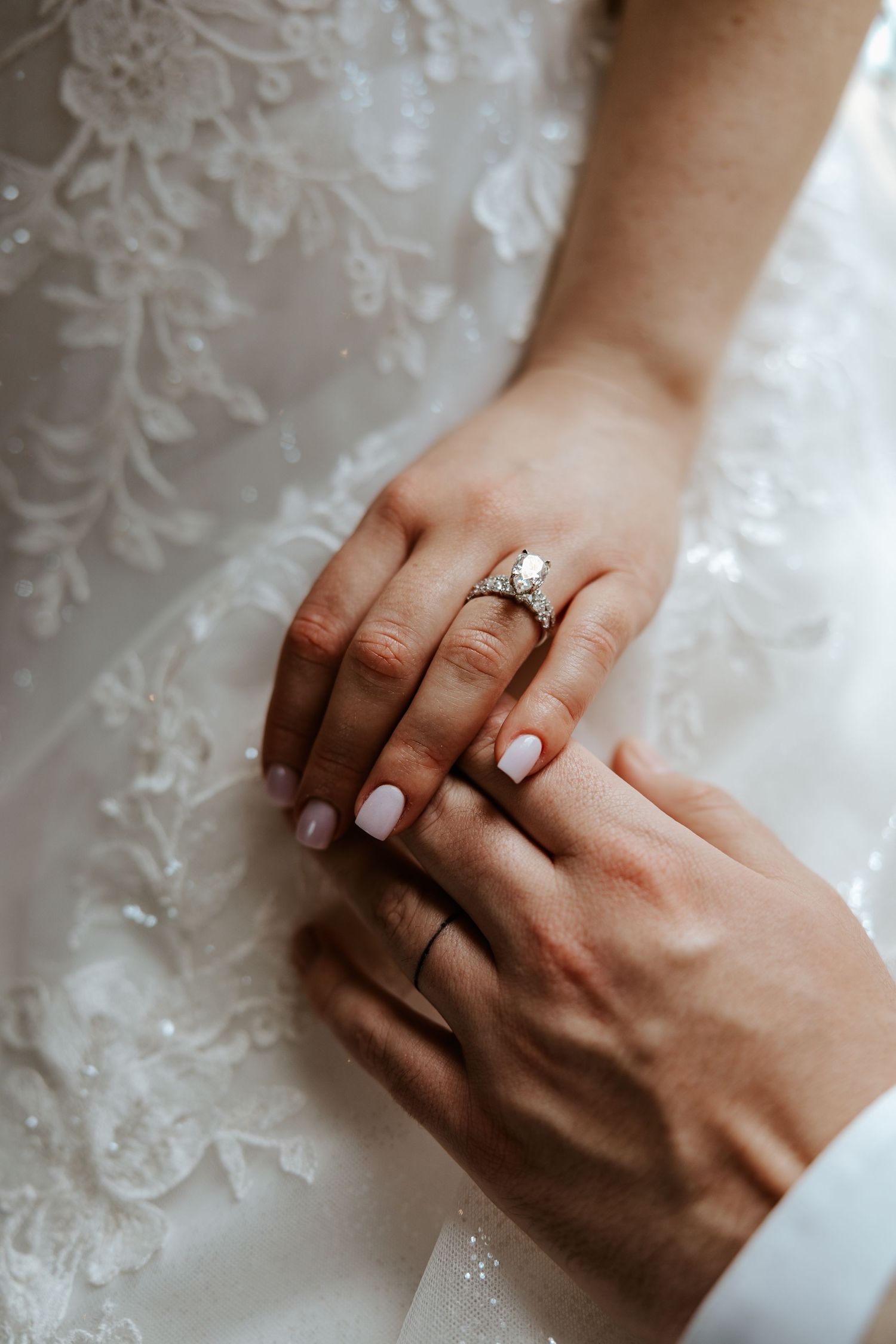 san francisco elopement photographer. wedding ring detail photo