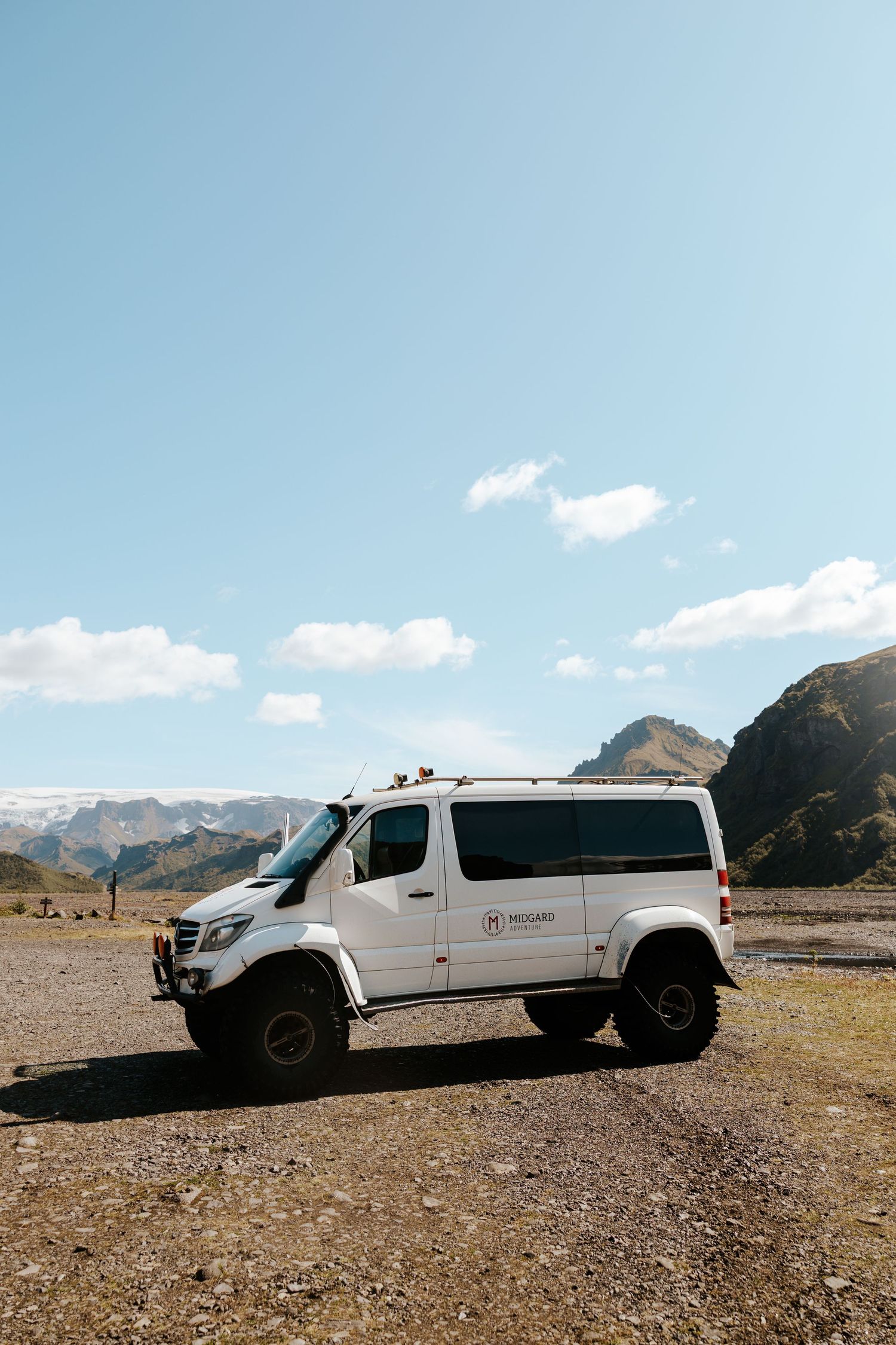 Midgard super jeep in Þórsmörk (Thórsmörk), Iceland