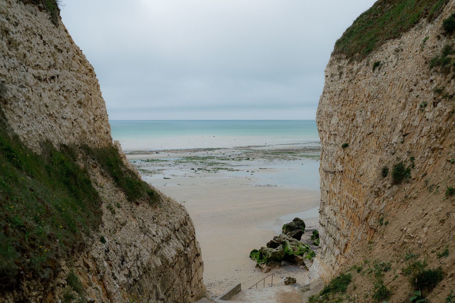 Photo de paysage de la côte normande, lors d'un mariage en Haute Normandie à Varengeville sur Mer