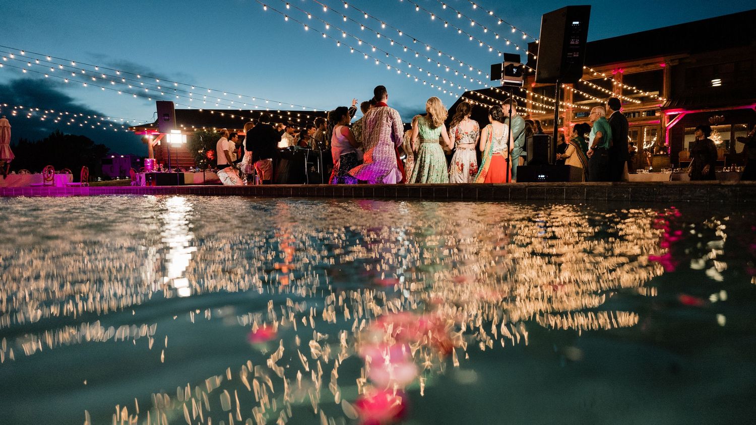 Sangeet Party for destination Hindu wedding with David Jesse Photo, wedding photographer