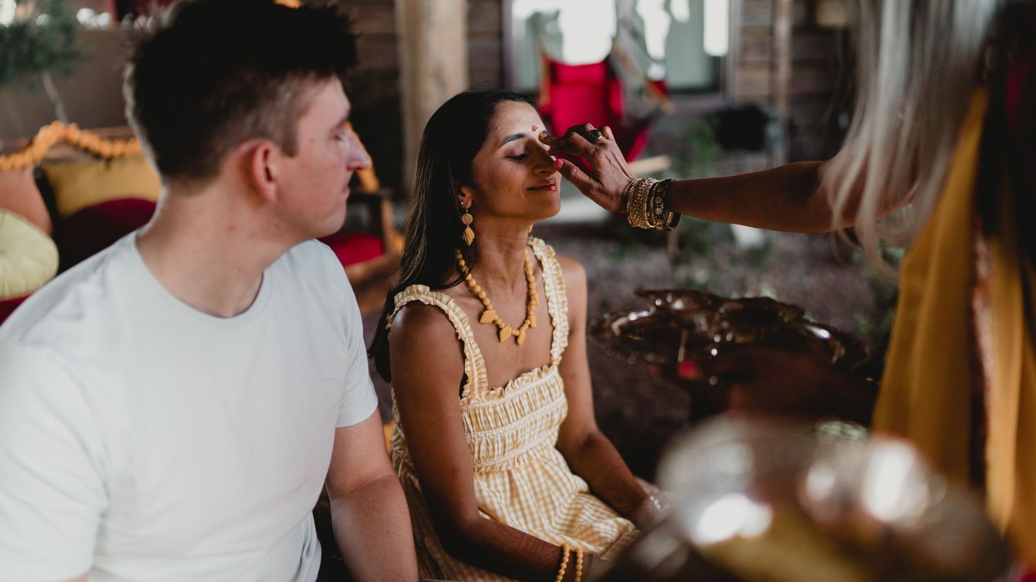 Haldi Ceremony, Pithi , Haldi , Destination Hindu wedding with David Jesse Photo, wedding photographer