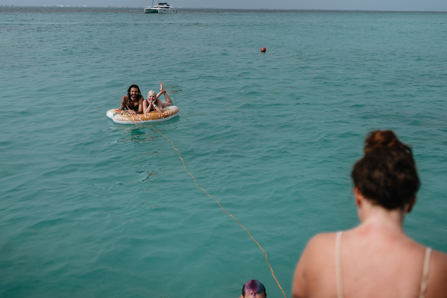 Destination wedding, Catamaran Trip to  Isla Mujeras, David Jesse Photo wedding photographer