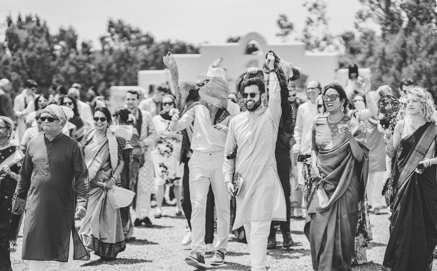 Destination Hindu wedding, Vidaai or Bidaai recessional with David Jesse photo, wedding photographer