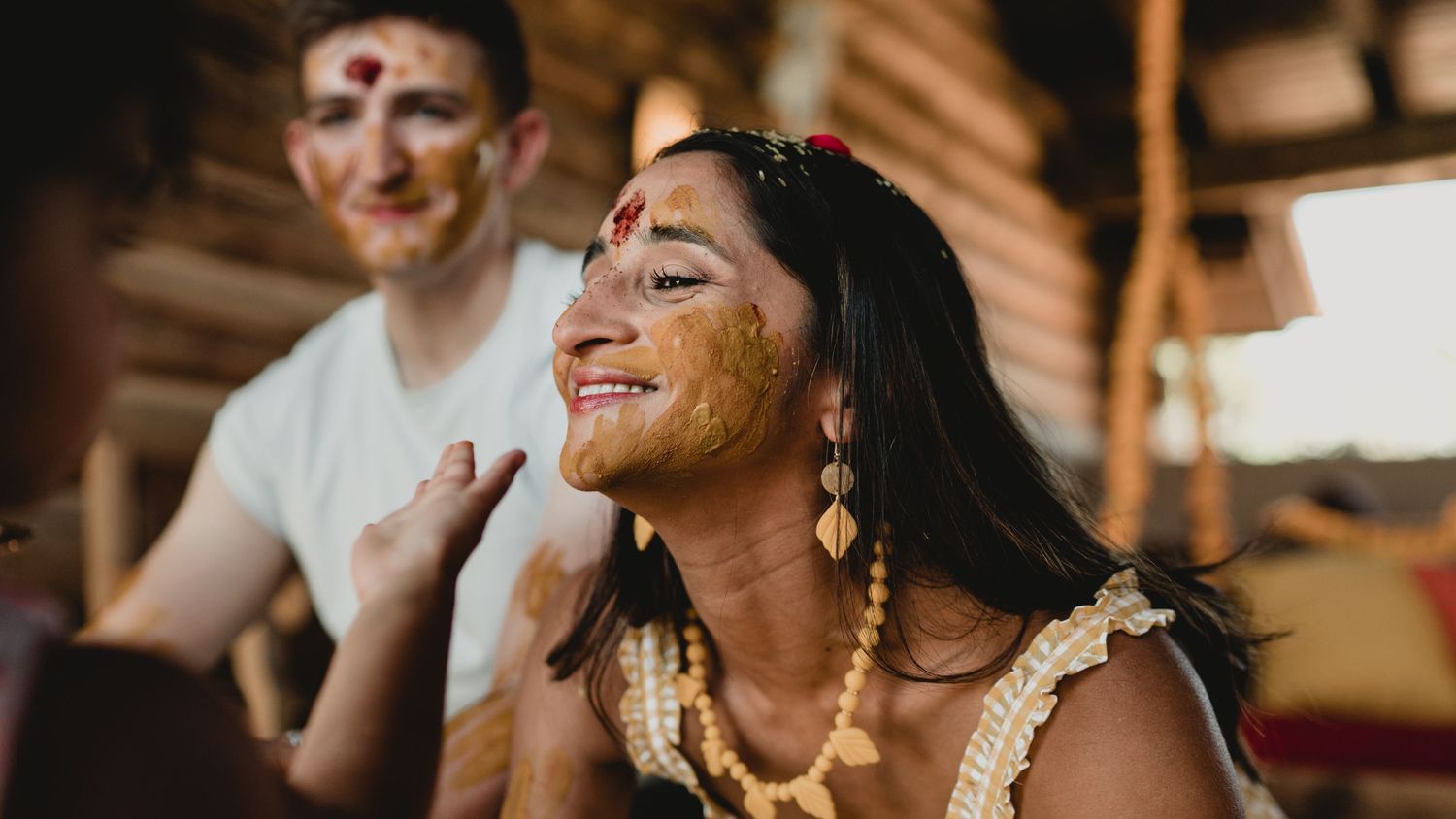 Haldi Ceremony, Pithi , Haldi , Destination Hindu wedding with David Jesse Photo, wedding photographer