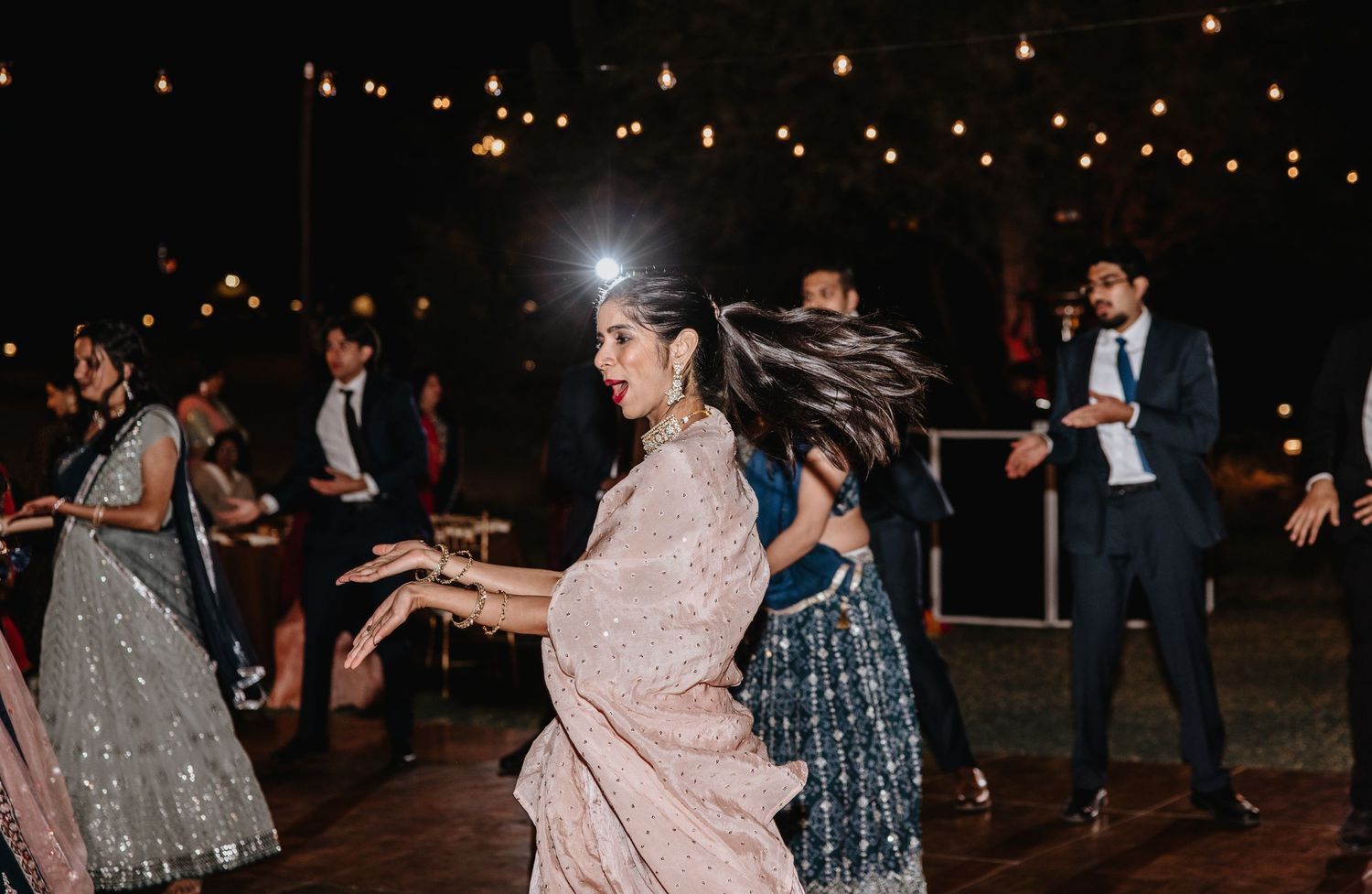 Sangeet Party for destination Hindu wedding with David Jesse Photo, wedding photographer