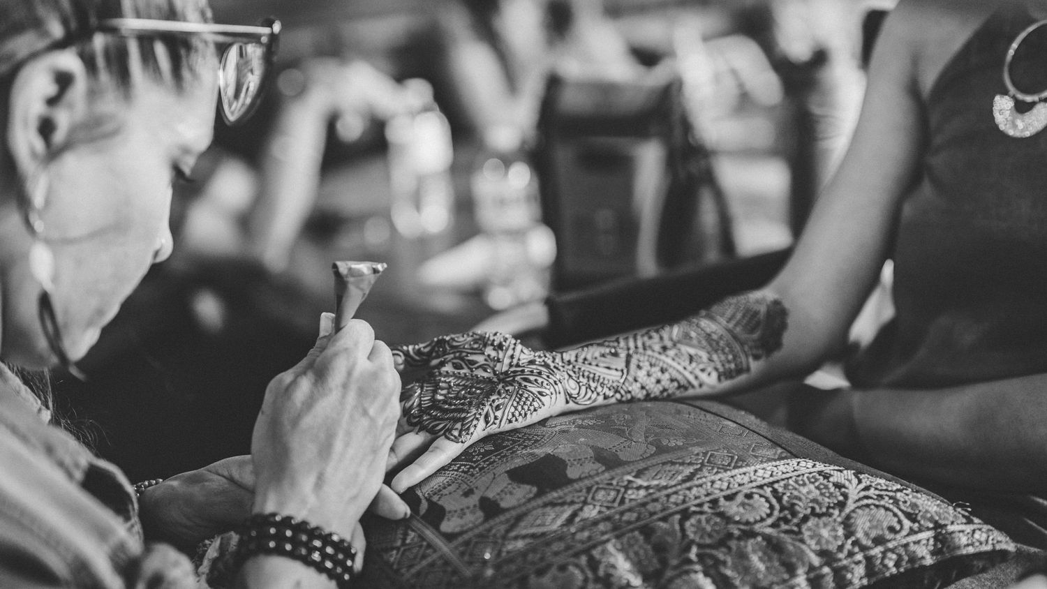 Destination Hindu wedding, Mehndi or Mehendi photos with David Jesse Photo, Wedding Photographer