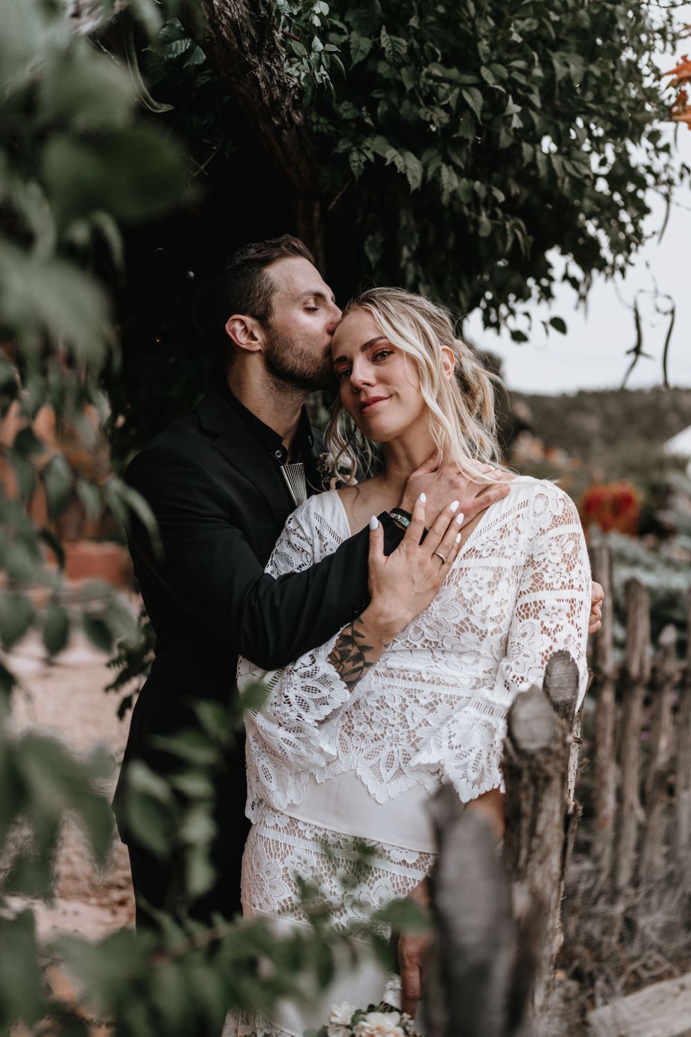 Southwest wedding couple in New Mexico
