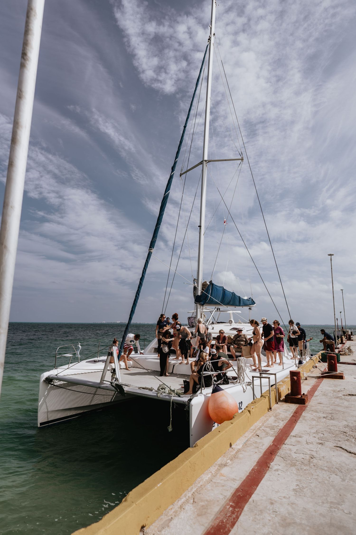 Destination wedding, Catamaran Trip to  Isla Mujeras, David Jesse Photo wedding photographer