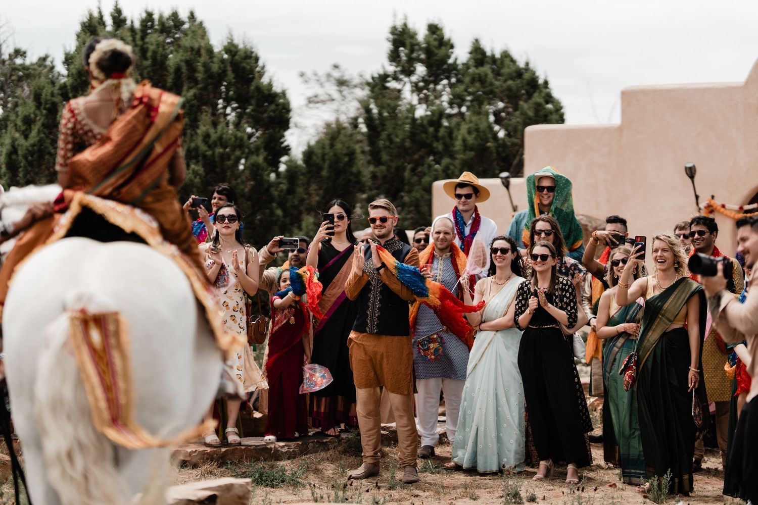 Destination Hindu wedding, Vidaai or Bidaai recessional with David Jesse photo, wedding photographer