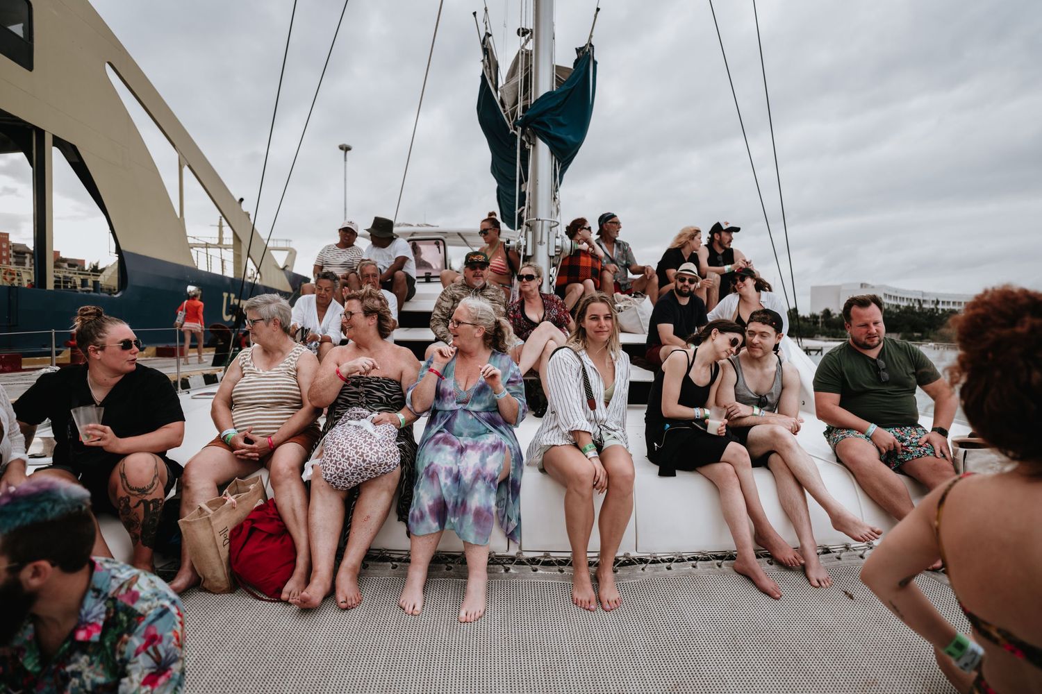 Destination wedding, Catamaran Trip to  Isla Mujeras, David Jesse Photo wedding photographer