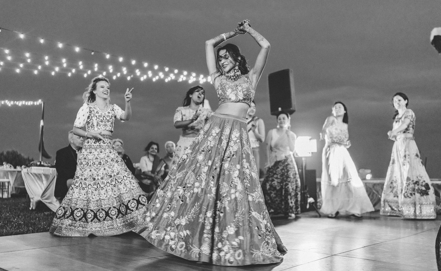 Sangeet Party for destination Hindu wedding with David Jesse Photo, wedding photographer