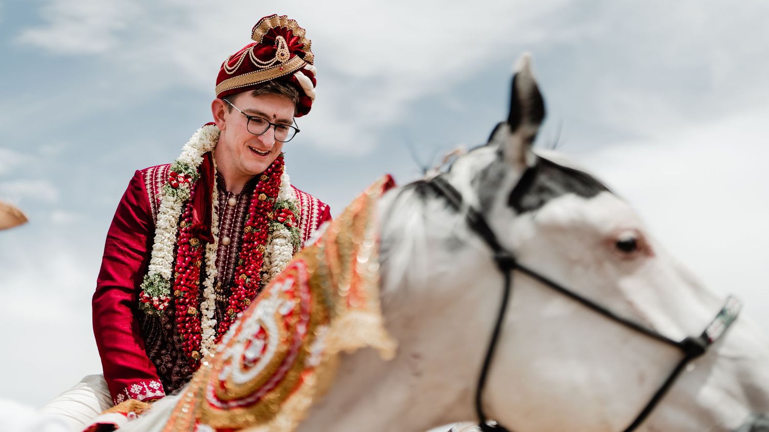 Destination Hindu wedding, Vidaai or Bidaai recessional with David Jesse photo, wedding photographer