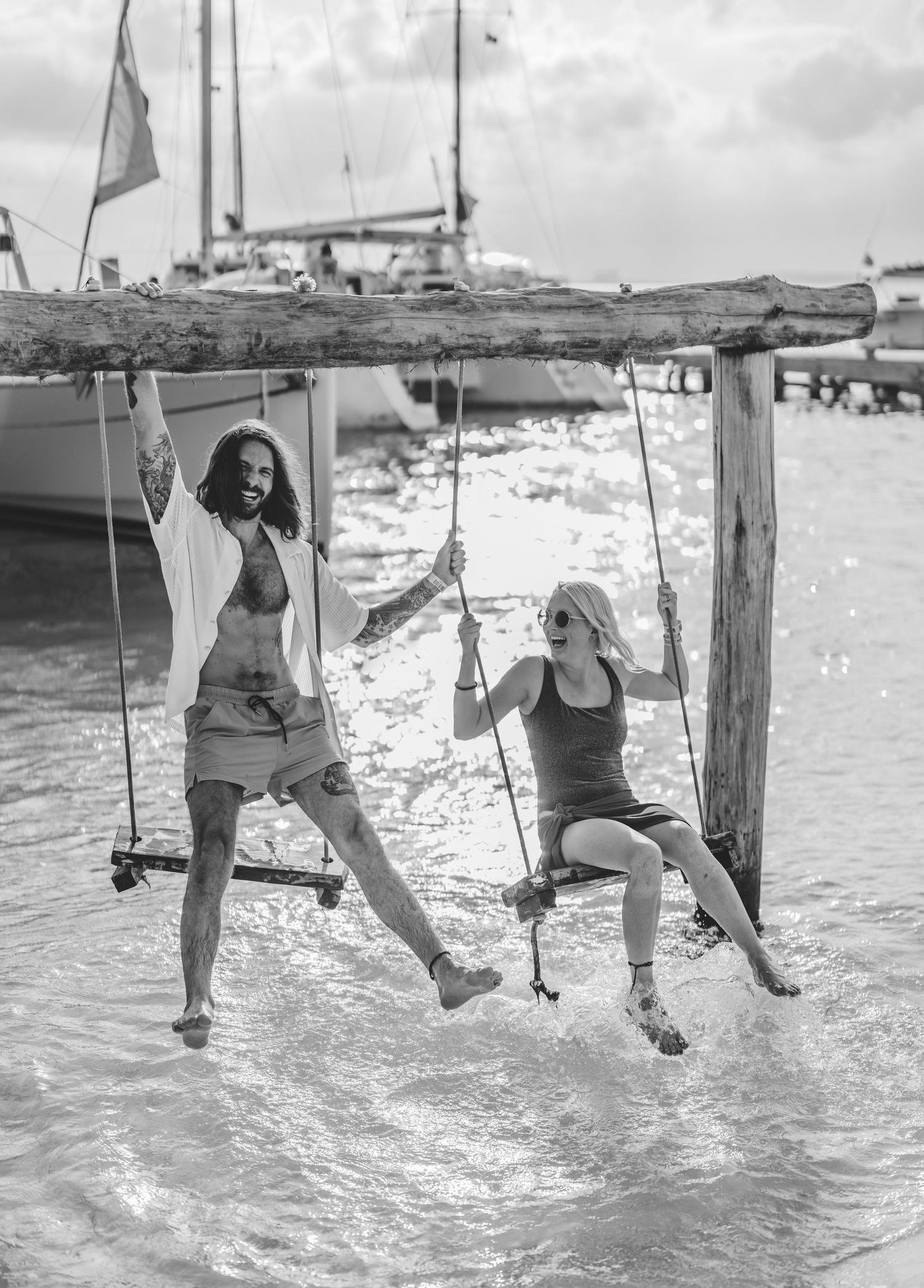 Destination wedding, Catamaran Trip to  Isla Mujeras, David Jesse Photo wedding photographer