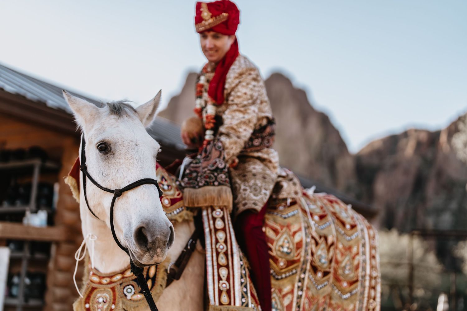 Destination Hindu wedding, the Baraat or Vara Yatra Ceremony, David Jesse photo wedding photographer