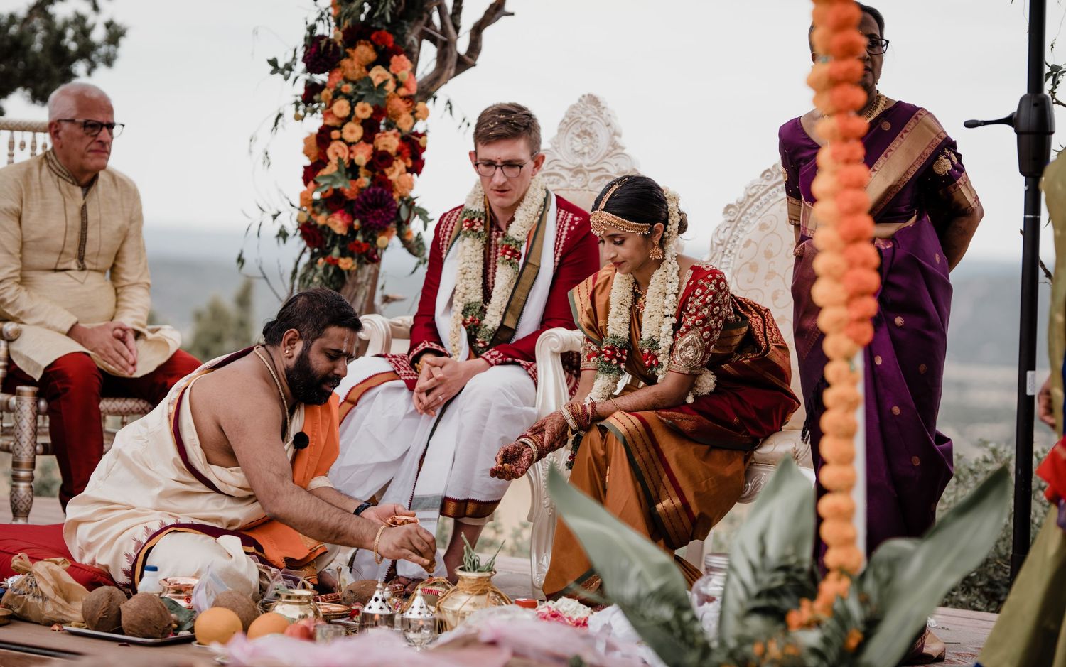 Destination Hindu wedding Mandap, David Jesse photo wedding photographer