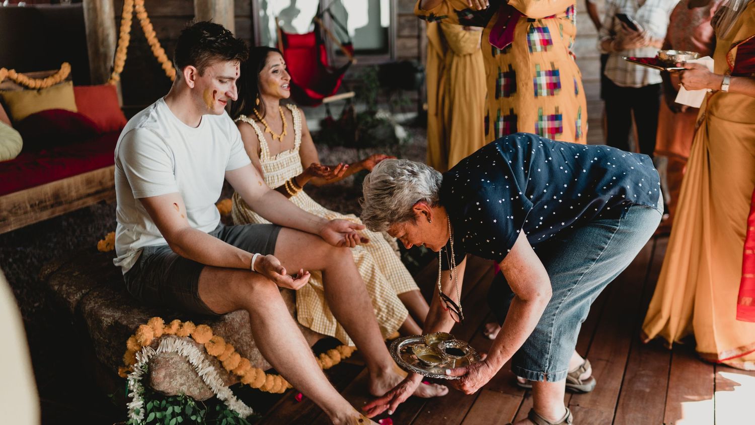 Haldi Ceremony, Pithi , Haldi , Destination Hindu wedding with David Jesse Photo, wedding photographer