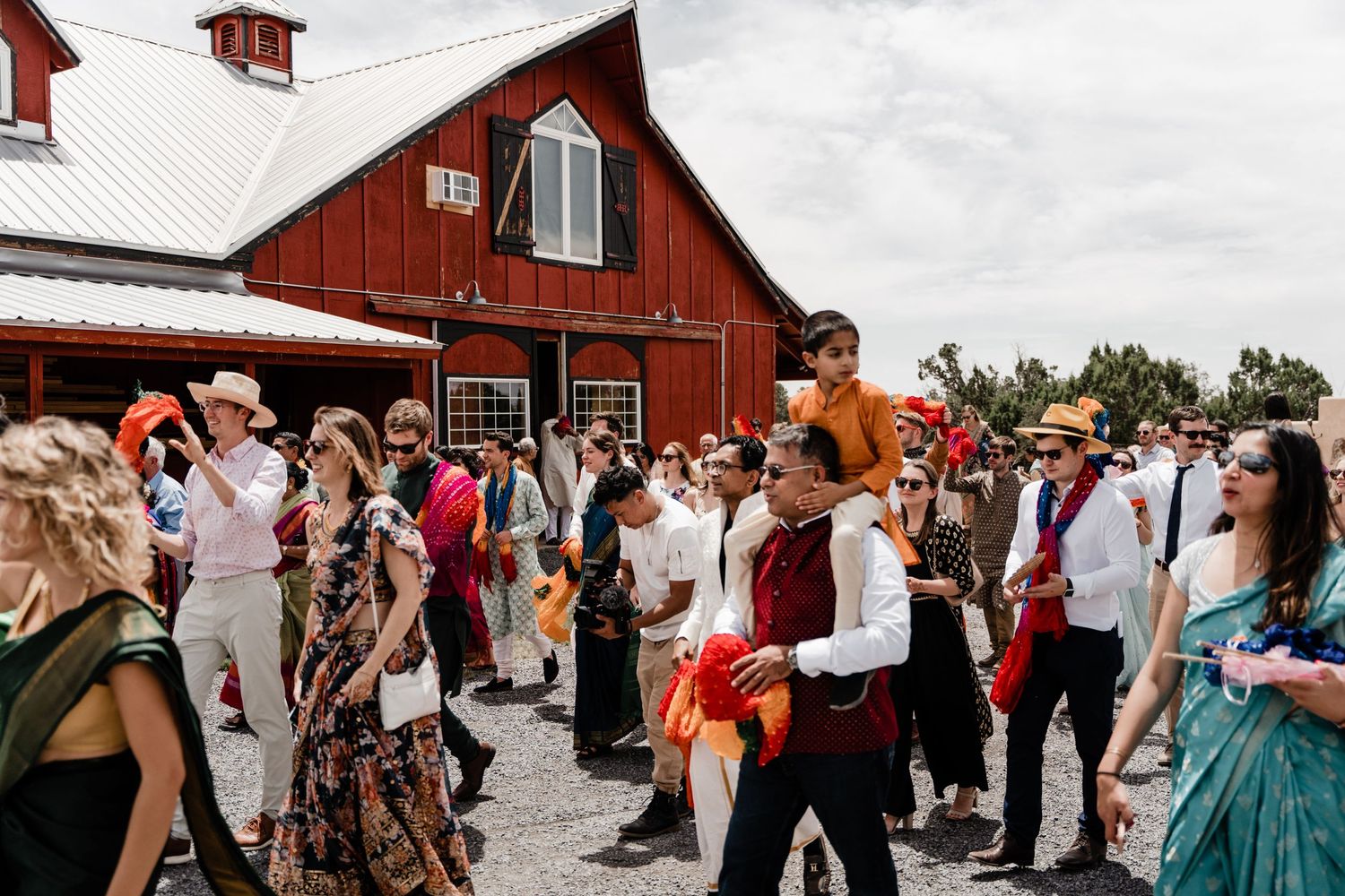 Destination Hindu wedding, Vidaai or Bidaai recessional with David Jesse photo, wedding photographer