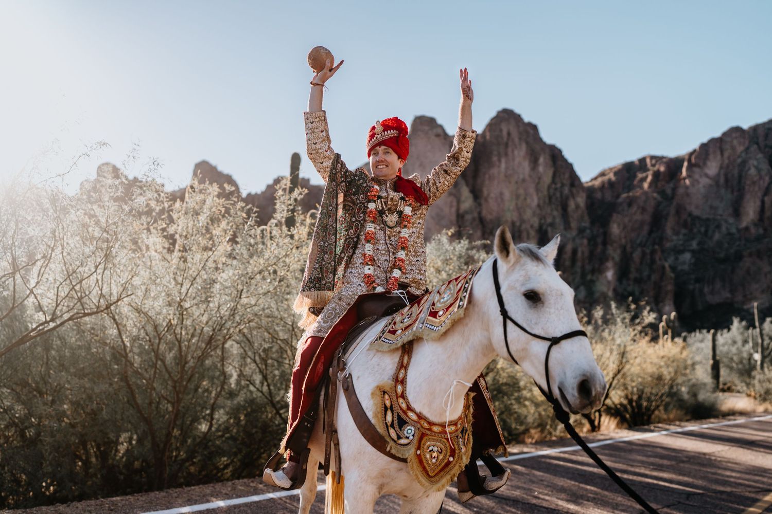 Destination Hindu wedding, the Baraat or Vara Yatra Ceremony, David Jesse photo wedding photographer
