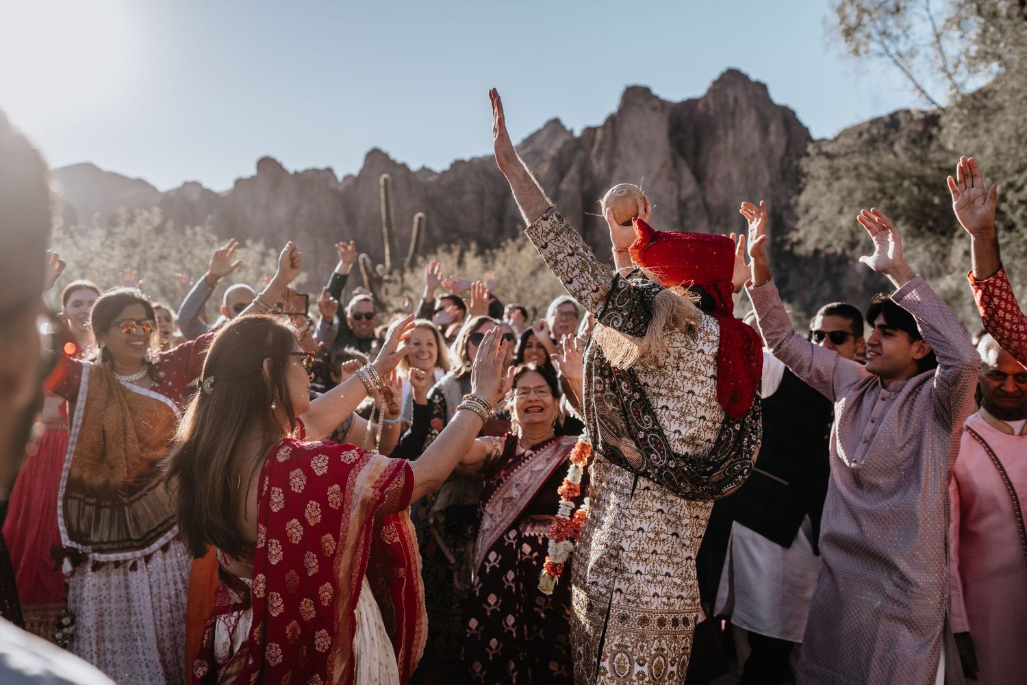 Destination Hindu wedding, the Baraat or Vara Yatra Ceremony, David Jesse photo wedding photographer