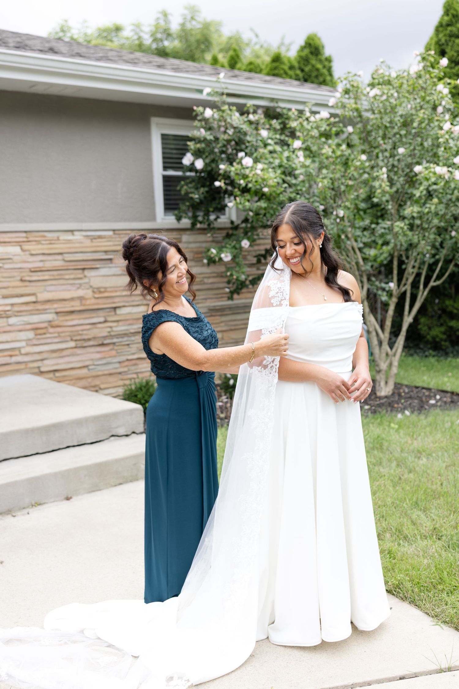 Bride and groom celebrating their Flat 51 wedding in downtown Columbus, Ohio, captured with timeless, light and airy wedding photography.