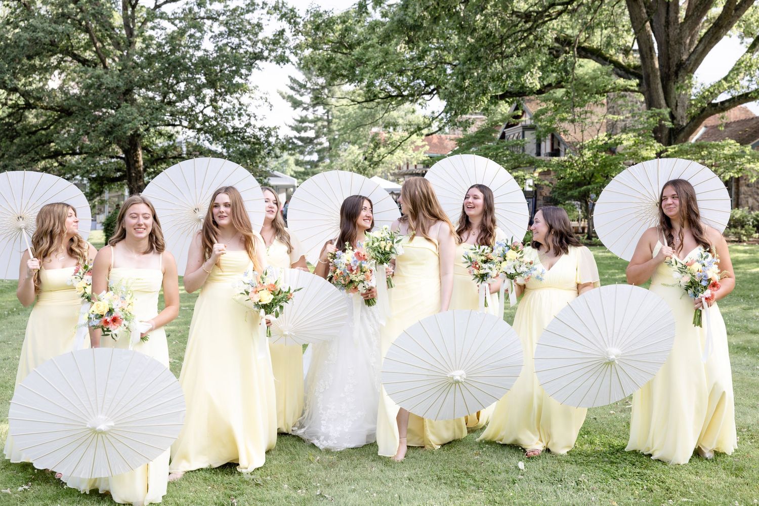 Elegant summer wedding at The Beverly Mansion in Marengo, Ohio captured by Dayton wedding photographers Julia & Sean Photography.