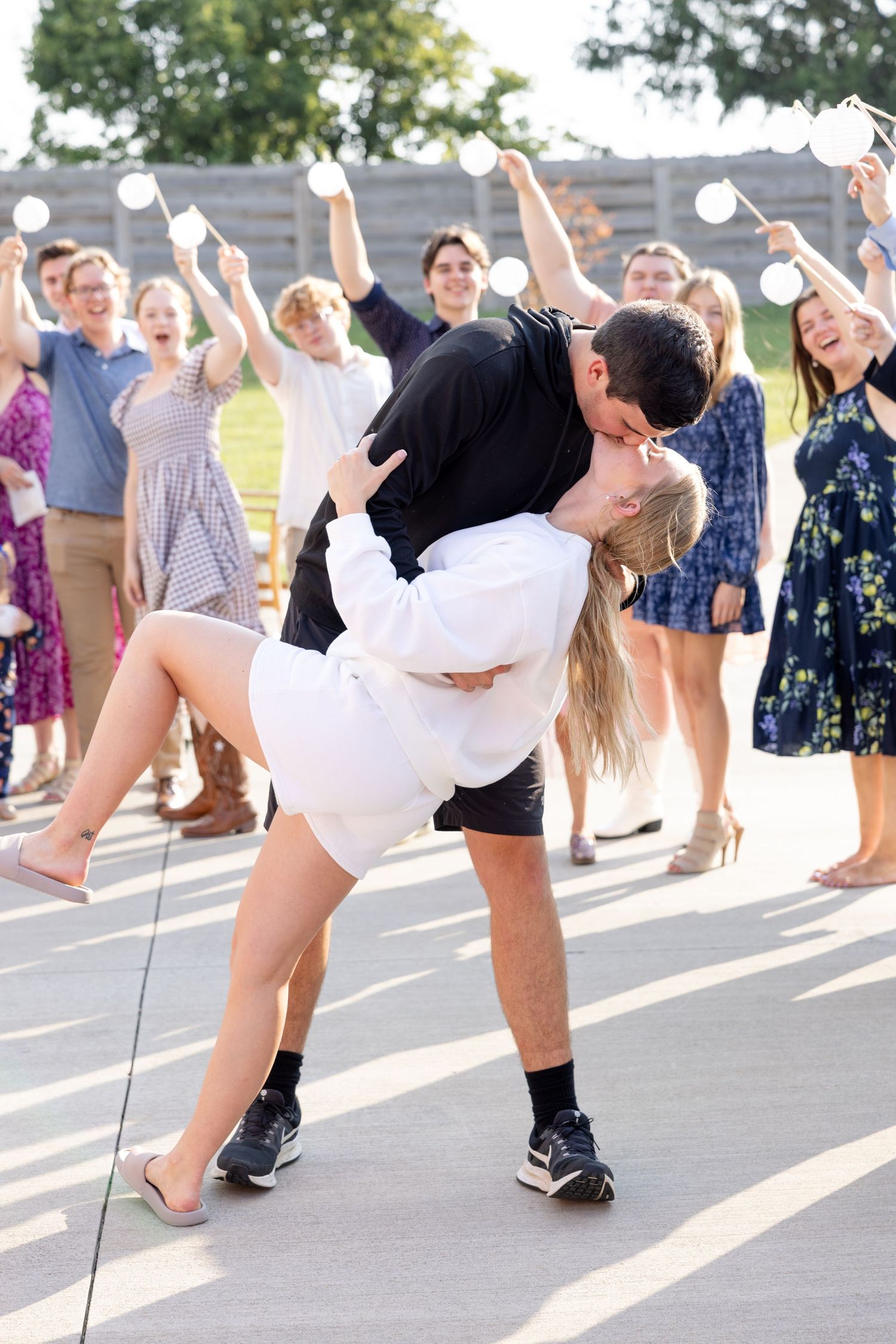 Joyful summer wedding at The Bicentennial Barn in Dayton, Ohio, photographed by Dayton wedding photographers Julia and Sean Photography.